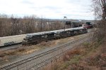 NS ES44s wait on the crossover track at Enola Yard